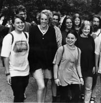 Schülergruppe Friedhofsprojekt 1994